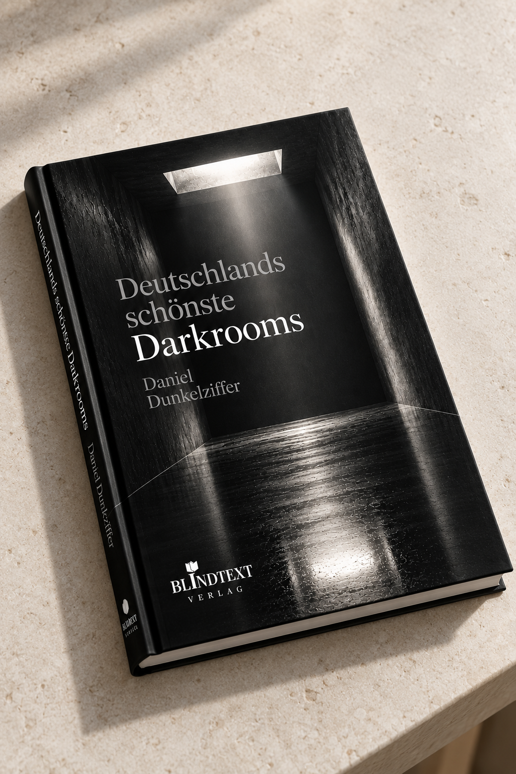 Deutschlands schönste Darkrooms von Daniel Dunkelziffer – Buch auf Steinoberfläche